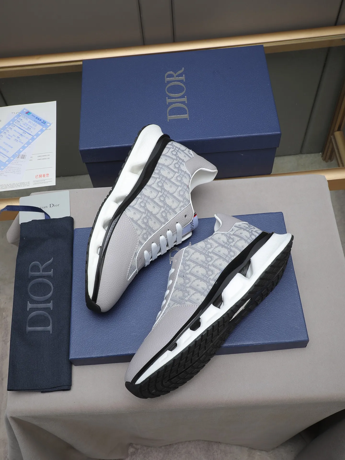 PP460 New Dior🆕The latest men's casual sports shoes, the upper is made of imported cowhide➕Dior's special material! Breathable sheepskin. The TPU blade base is lightweight and wear-resistant! Size:38-44 (45 customized)